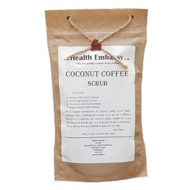 Health Embassy Coconut Coffee Scrub with Ginger, 150g