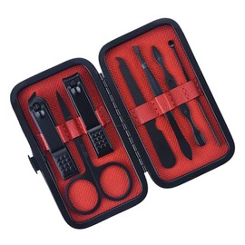 BIUDECO Ergonomic Nail Care Kit 7 Piece Set Clippers Scissors Trimmer for Nail Maintenance Beauty