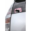 To Chihuahua Long Black Tan & White Dog Sticker Pink