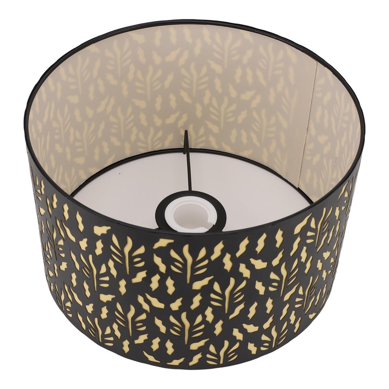 E27 E14 Metal Lamp Shade Metal Drum Lampshade Art Carved