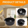 2 PCS Poached Egg Pan & 1 Brush Set, Non-Stick