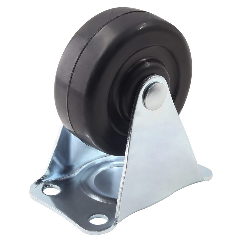 Cionyce 4 Pcs 2 Inch Rubber Caster Wheels Heavy Duty