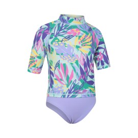 Mountain Warehouse Printed Kids Rash Vest with Bikini Pant Set Mixed Kids Size 3-4 Years