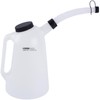 TECPO Oil Can with Flexible Spout and Lid 3L