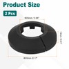 sourcing map Escutcheon Plate, 1Pcs 25mm - Fit 0.98" Outer