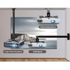 2-Be-Best Upgraded Long Projector Mount Height 25-39"/ 63-100CM Projector Ceiling