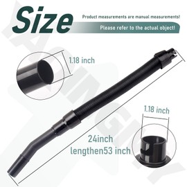 72046-06-0327 Hose Replacement (Extended length: 4 feet) Compatible with Or-eck BB870 BB850 BB870AD BB880 Vacuum Cle-aner