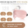 Antifaz para Dormir de 3 Piezas, Mascarilla para dormir, Anti-Luz