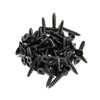XPOtool Set of 50 Stainless Steel Clips 6 mm, Black,