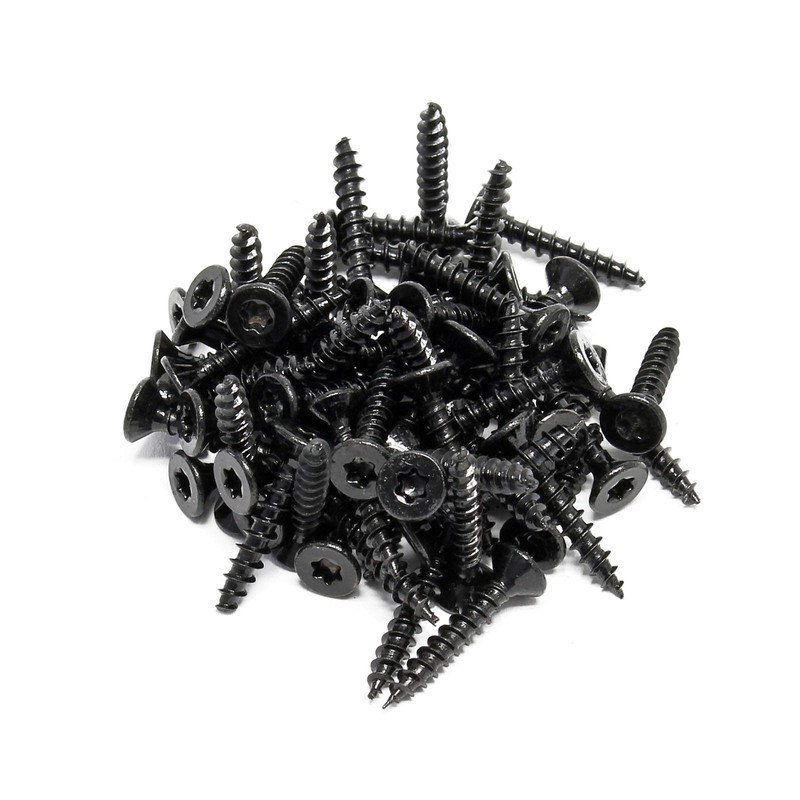 XPOtool Set of 50 Stainless Steel Clips 6 mm, Black,