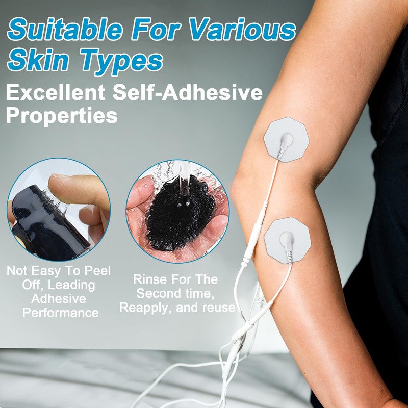 QGGTQG TENS-EMS Electrode Pads Set of 20 Electrode Replacement Set