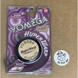 Yomega Vintage Yomega Ban Dai Hyper Warp Yo-Yo Black NOS