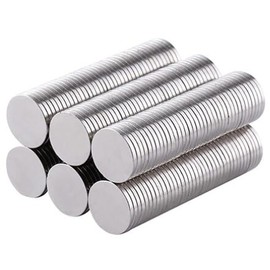 GXHUANG 12x1mm 100pc Disc Round Decorative Refrigerator Magnets Office Magnet for Fridge,Office, Craft, Science Projects, Art