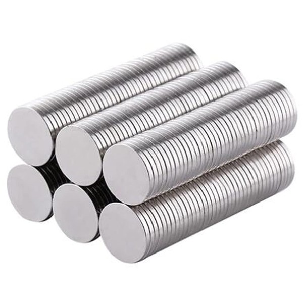 GXHUANG 12x1mm 100pc Disc Round Decorative Refrigerator Magnets Office Magnet