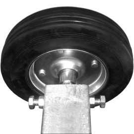 Jake Sales WIDE STANCE 6-INCH Rolling Residential Gate Wheel Carrier for Chain Link Fences