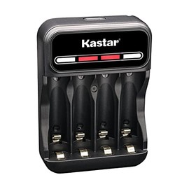 Kastar AAAJ 1.2V 1000mAh Ni-MH Battery CMH4 Smart USB Charger Compatible with Panasonic KX-TG70C KX-TG71CN KX-TG80C KX-TG80CN BK40AAABU HHR-55AAABU HHR-65AAABU HHR-75AAA/BU HHR-4DPA/4B