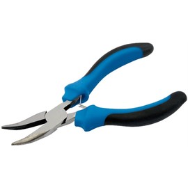 Draper 125mm Soft Grip Bent Nose Mini Pliers - 12540