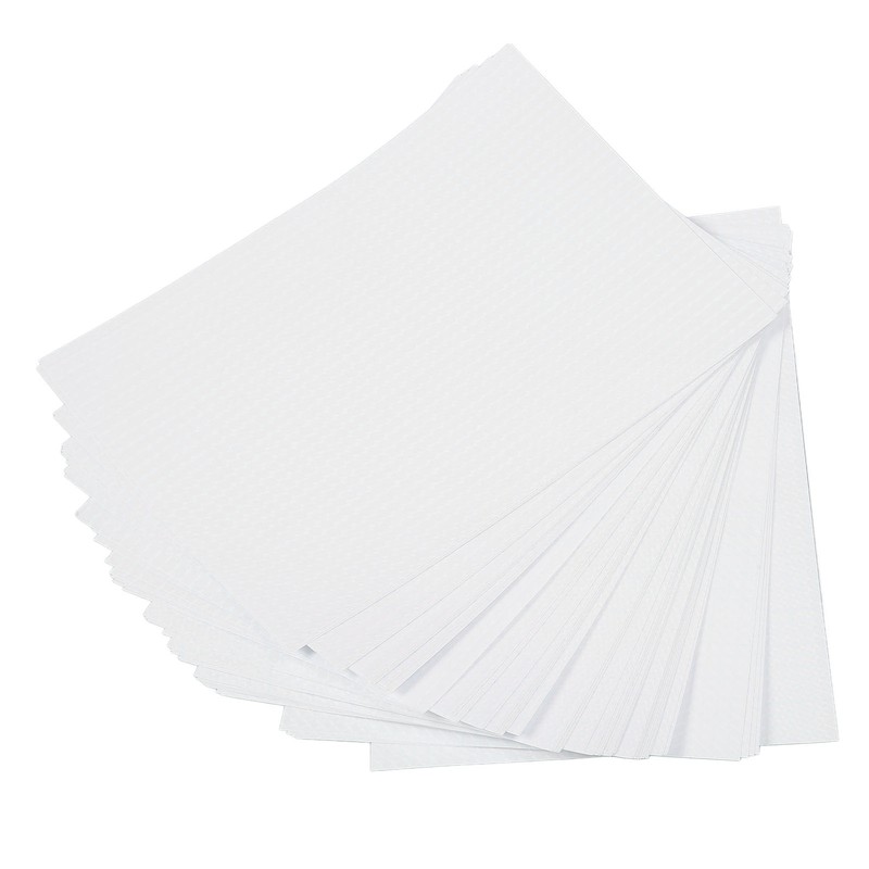 50 Sheets A4 Holographic Cold Laminate Sheet Cuttable Waterproof DIY