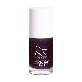 Olive & June Quick Dry Nail Polish | Fast-Drying, Smudgeproof Color | 15-free, Vegan, Cruelty-Free Formula | Lasts up to 5 Days | Salon-Quality Manicure, Pedicure at Home | Enchanted