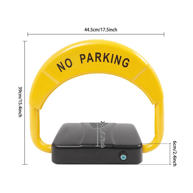 FXEIPOL Automatic Remote Control Parking Lock 98.43Ft Distance 6S Rise