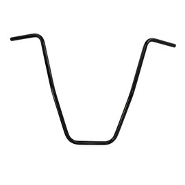 Fenix Dyno Ape-Hangers Bike Handle Bars,22.2mm, Various Sizes and Colors (Black, 24")