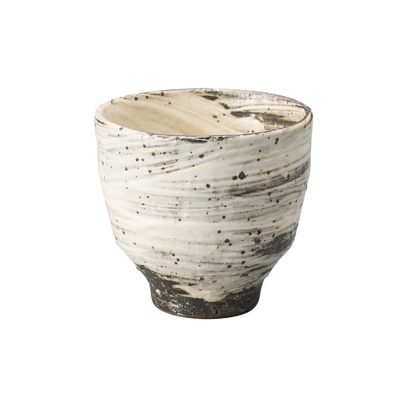 Marui Seikyo Shigaraki Ware Hechimon Tea Cup, Capacity Approx. 7.8