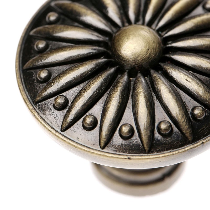 Lemfema Drawer Pulls, Antique Style, 5 Pieces, 3 Sizes Included,