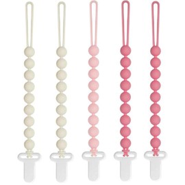 5 Piezas Porta Chupon, Sujetador De Chupon Para Bebe, Porta Chupones Para Bebe,Accesorios Practicos Para Bebes