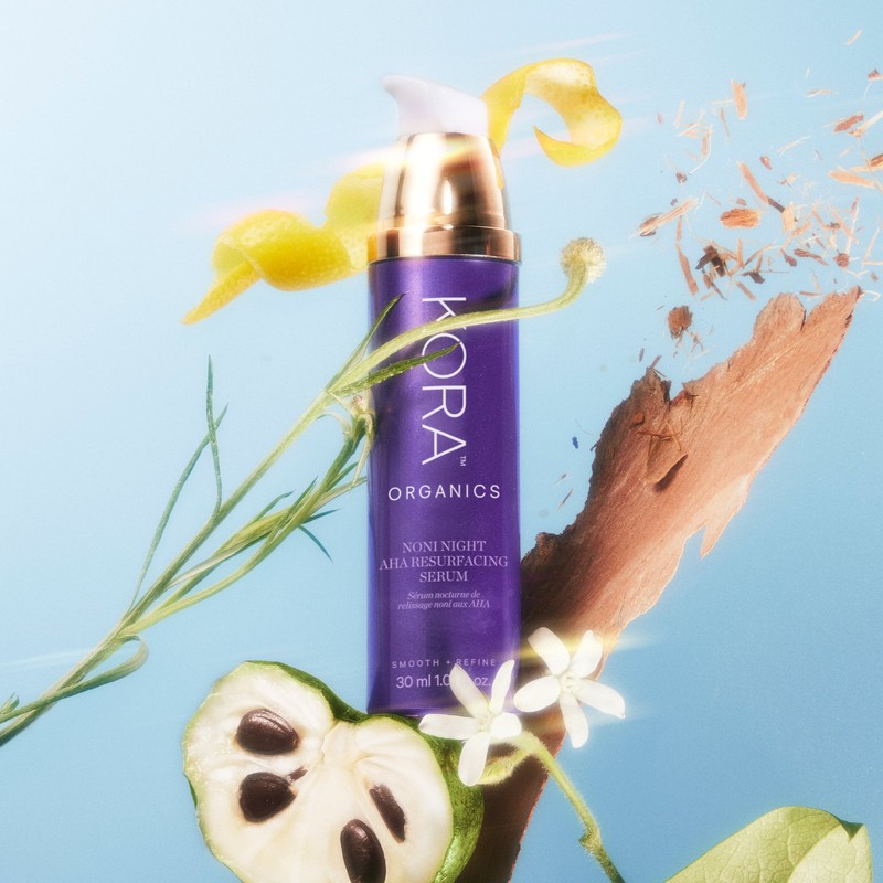 KORA Organics Noni Night AHA Resurfacing Serum 30ml