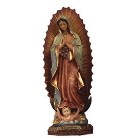Netherlands Our Blessed Virgin Lady of Guadalupe Holy Mother Figurine 9.055 inch