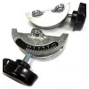 ACCURA PAIR (2) 14" BANDSAW TRUNNIONS, SHOES AND KNOBS FOR