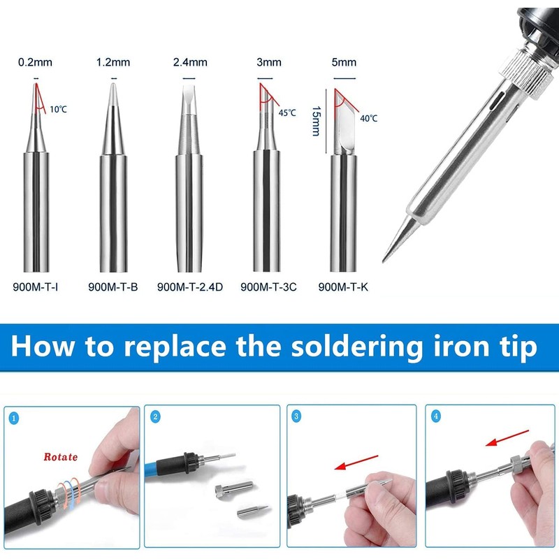 Fine Soldering Iron, 60 W Soldering Gun, Electronic Soldering Iron,