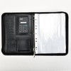 Arpan A4 Purple Zipped Deluxe Faux Leather Business Conference with