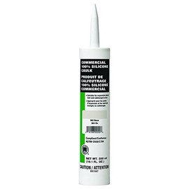 Commercial #382 Bone 100% Silicone Caulk 10.1 oz.-Custom Building Products