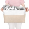 Univivi 15 inch Storage Baskets for Shelves with Handles Hard