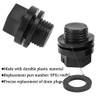 4pcs SPX1700FG Pool Pump Pipe Plug with 4pcs Gasket Replacements,