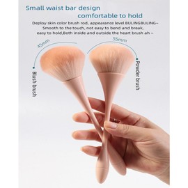 REVGOZU Skin Tone New Makeup Brush Small Man Waist Single Blush Brush With Fine Soft Bristles Blending Skin Tone Brush Rod