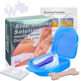 Guegine Anti Snoring Mouthpiece,Snoring Aids for Men,Anti Snoring Devices,Soothie Snoring,Mouth Guard for Snoring,for Comfortable Safe Snore Relief Stop(25 Pack)