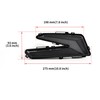 SAUTVS X3 Tail Lights Assembly, LED Smoked Black Taillights Rear