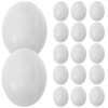 10pcs Plastic Eggs Simulated Bird Eggs Parrot Cockatiel Eggs Bird