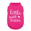Paiaite Dog Clothes Fashionable Sleeveless Pet Vest: 'Little Miss Sassy'