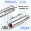 DC,CLISENCE 5 Pcs 39MM Tire Valve Extender, Metal Valve Stem
