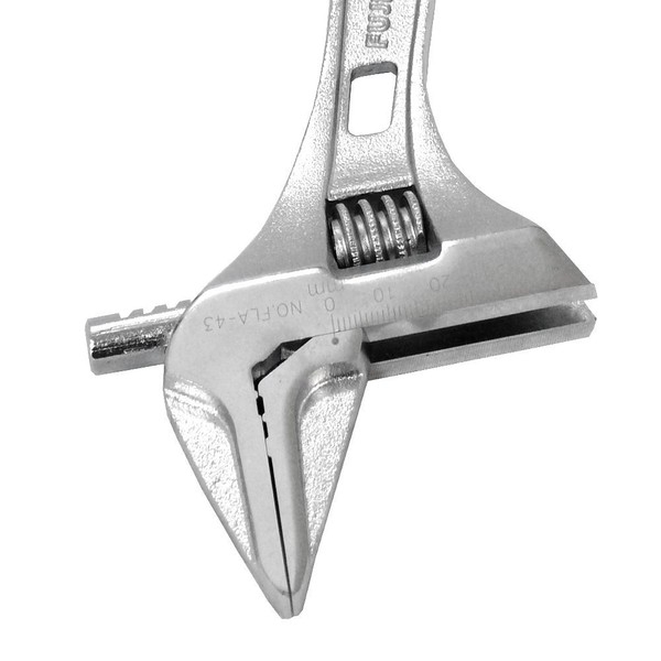 53mm Wide Jaw Adjustable Wrench | Fujiya Stubby Short & Compact Shifter