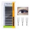 Extensiones De Pestañas Nagaraku U 5d, Pestañas 5d W Forma