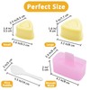 LIUCONGBD 4PCS Non Stick Rice Ball Sushi Maker, Triangle Onigiri