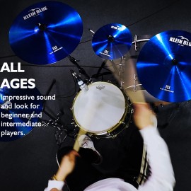 PD High Quality Hand Hammered Drum Shell Professional Snare Drum Drum Kit Accessories OEM AvailableColor: Blue, Size: Xxl