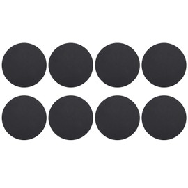 Round Black Cardstock, 8 Pieces 15cm Thick DIY Mandala Round Cardboard for Sketch Painted