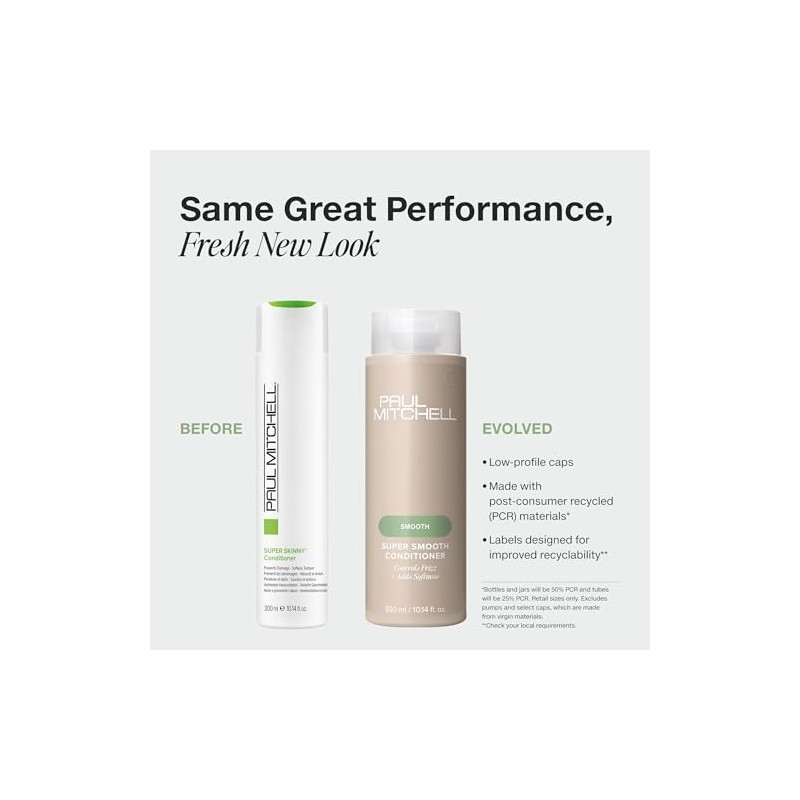 Paul Mitchell Super Smooth Acondicionador, Controla el Frizz, Aporta Suavidad,