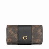 Coach CI210 B4AWV Women's Accessory Key Case (Brass x Black