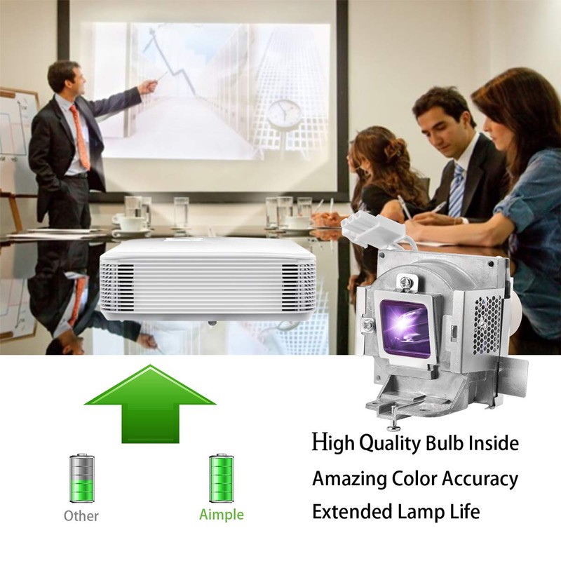 Aimdio Replacement Projector Lamp 5J.JFH05.001 for BENQ MH530 TH530 Projector